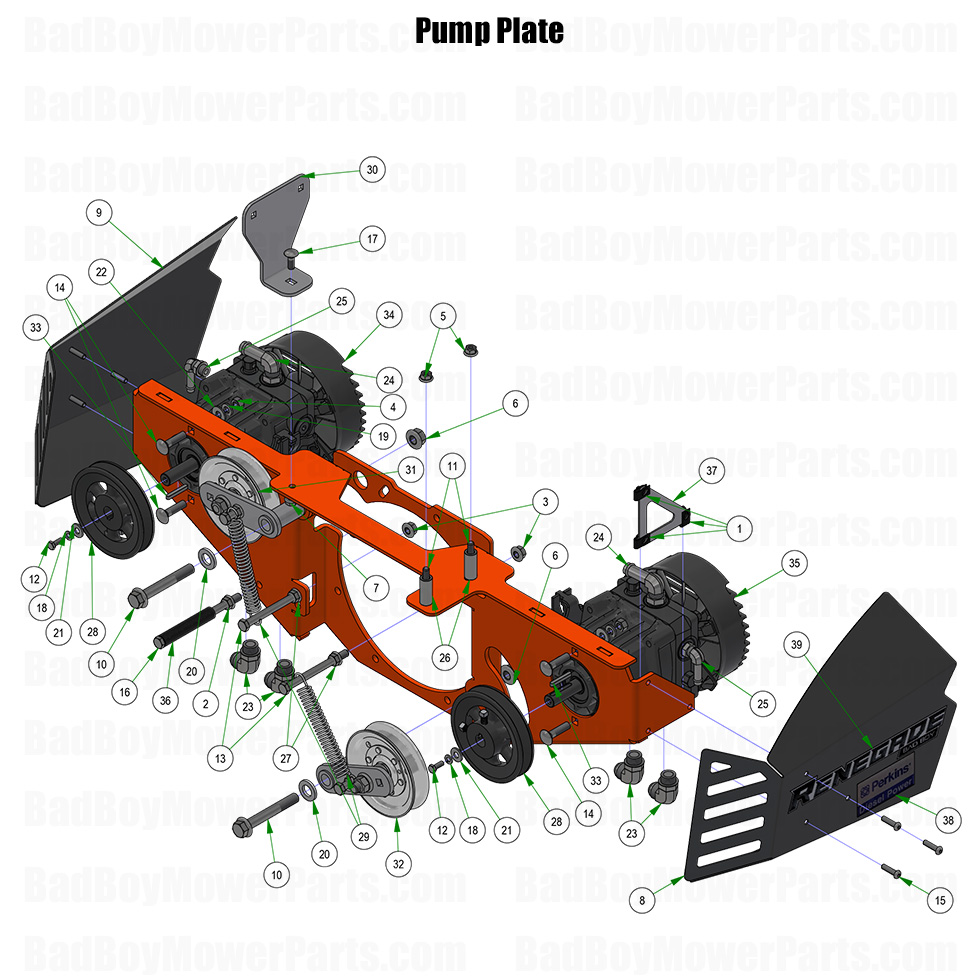 2025 Renegade - Diesel - Pump Plate